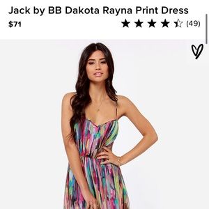 Jack by BB Dakota - Watercolor Pattern Maxi Dress